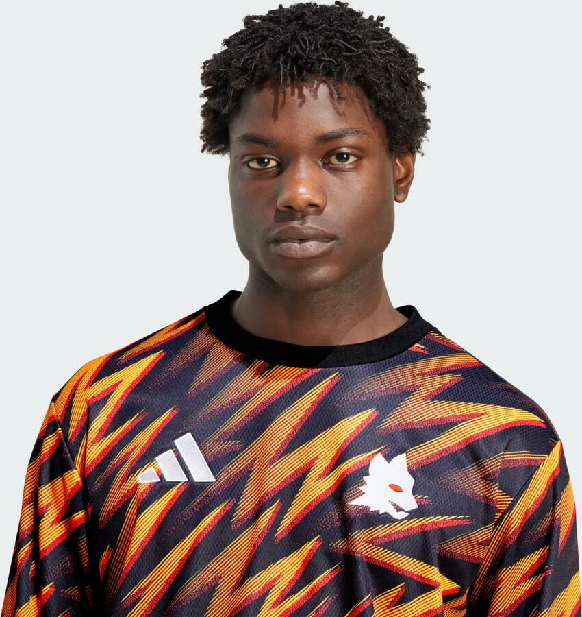 Adidas AS Roma 25 26 Pre-Match Warme Longsleeve - Foto 2