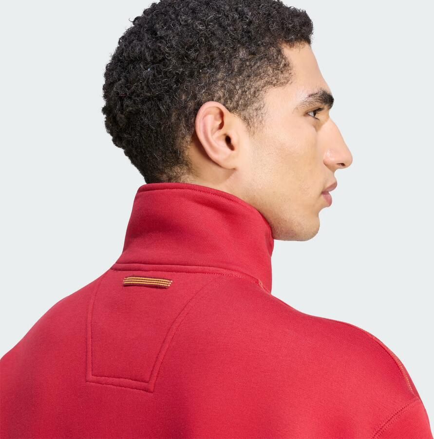 Adidas AS Roma EQT Sweater met Halflange Rits - Foto 2