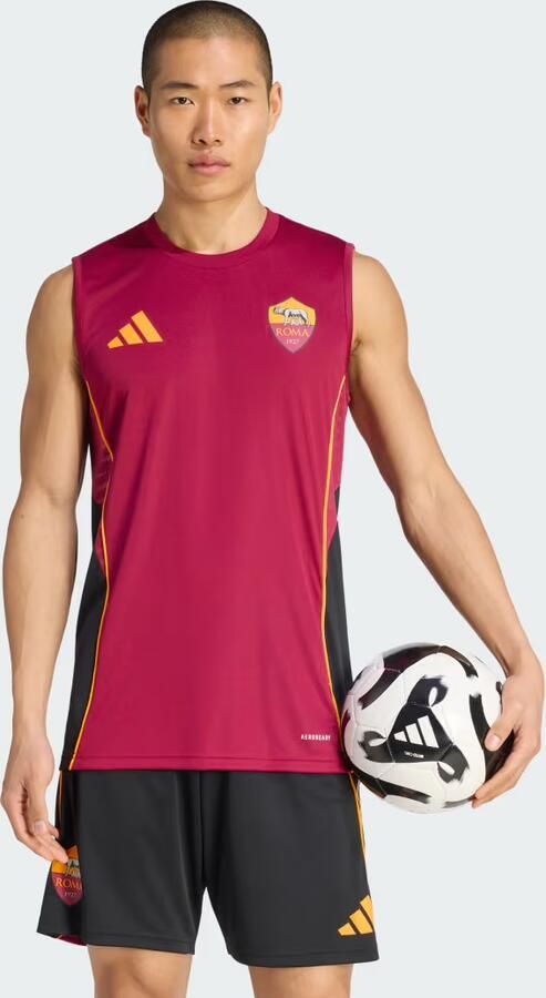 Adidas As Roma Tiro25 Competition Sleeveless Jersey