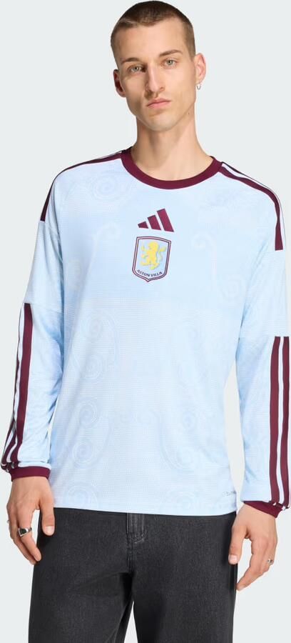 Adidas Aston Villa FC 2026 27 Long Sleeve Third Shirt Blauw- Heren Blauw - Foto 2