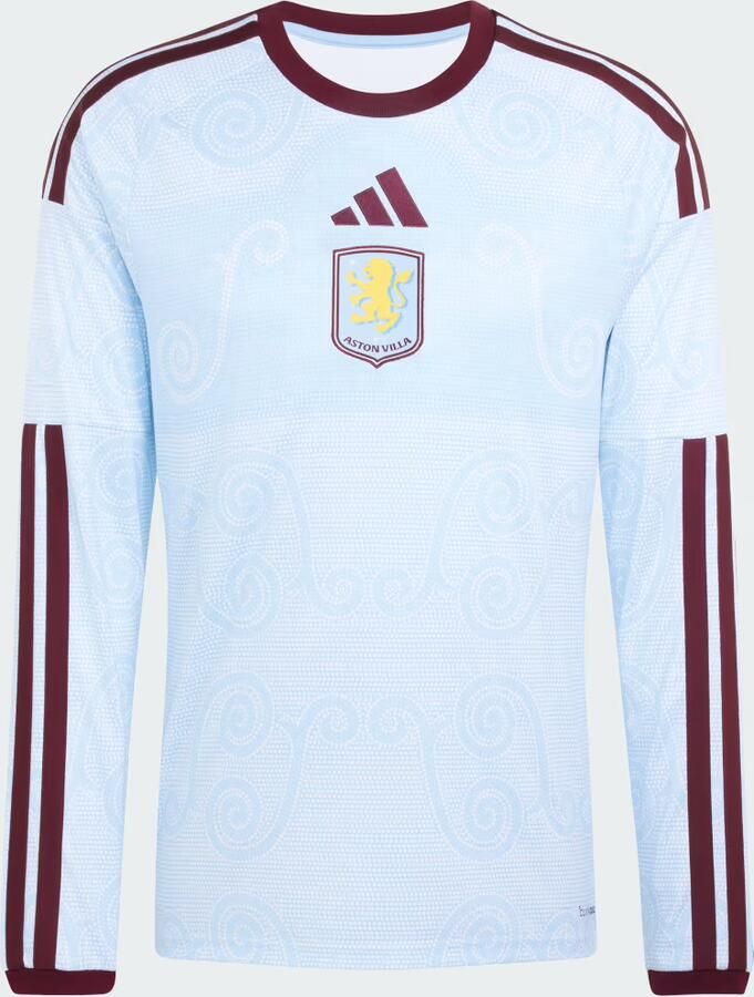 Adidas Aston Villa FC 2026 27 Long Sleeve Third Shirt Blauw- Heren Blauw - Foto 4