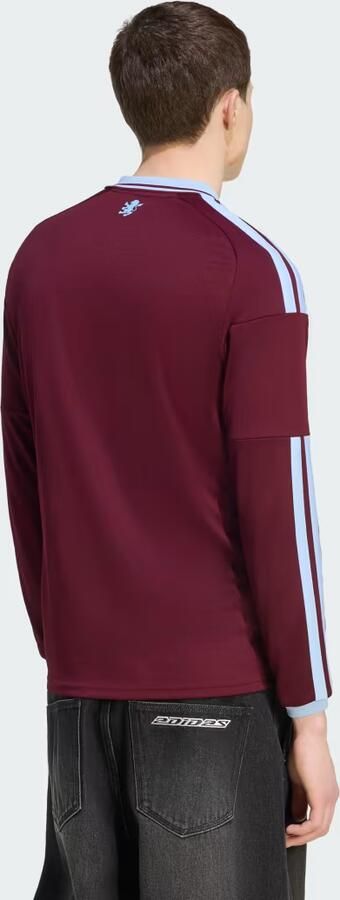 Adidas Aston Villa FC 2026 27 Long Sleeve Home Shirt Roze- Heren Roze - Foto 7