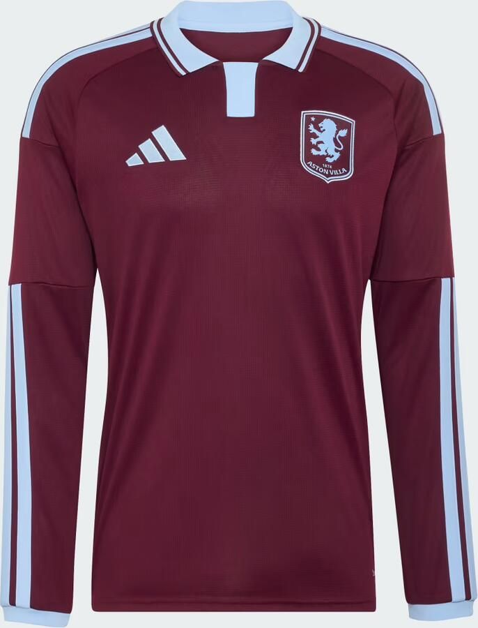 Adidas Aston Villa FC 2026 27 Long Sleeve Home Shirt Roze- Heren Roze - Foto 4