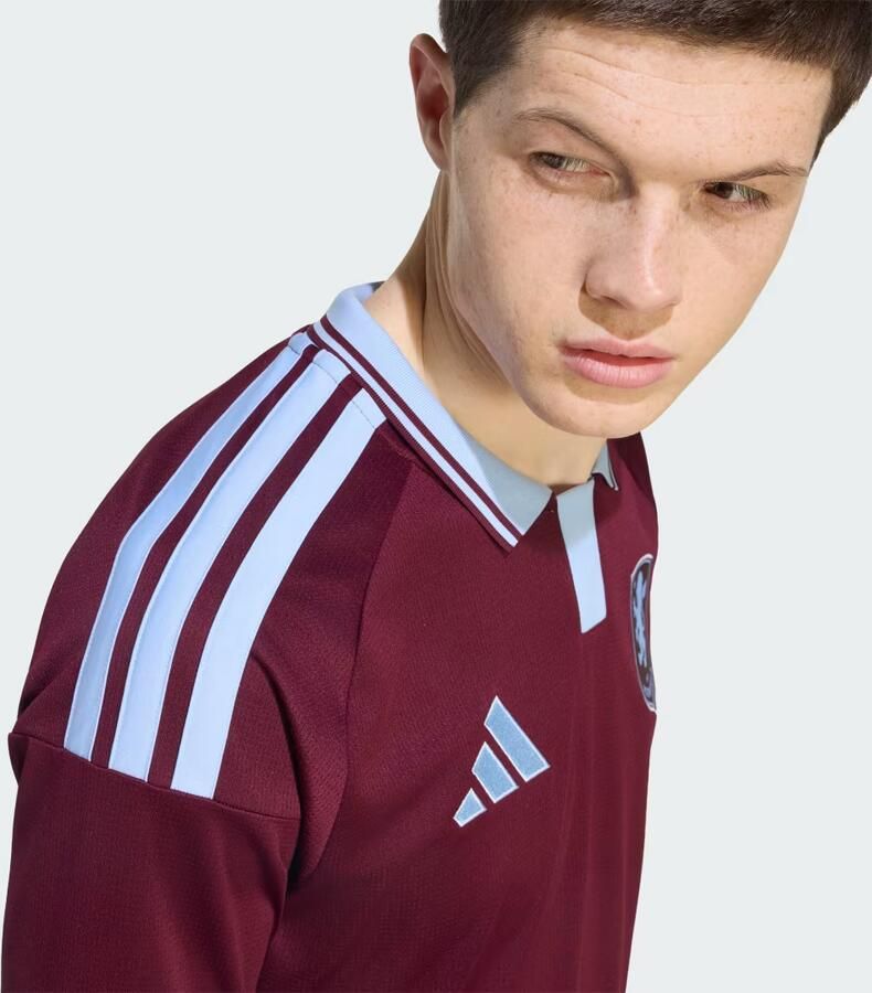 Adidas Aston Villa FC 2026 27 Long Sleeve Home Shirt Roze- Heren Roze - Foto 3