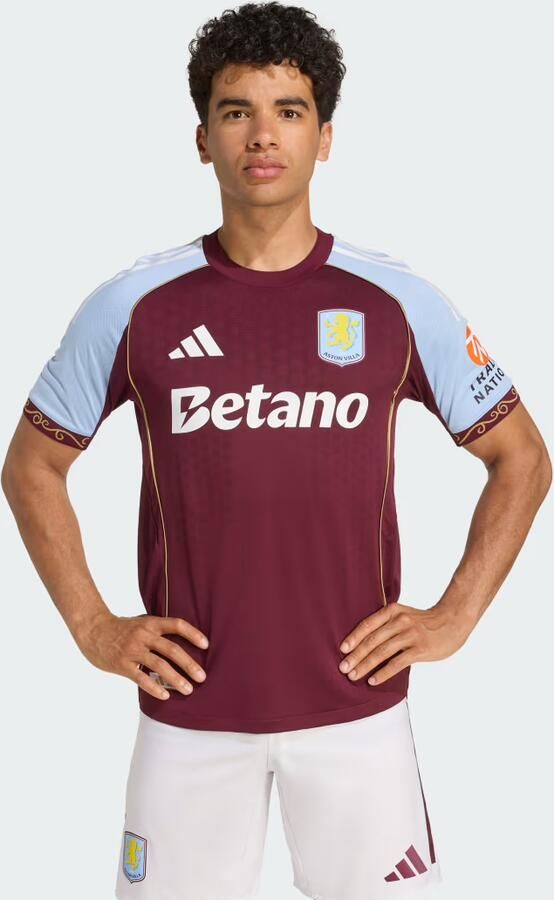 Adidas Aston Villa FC 25 26 Authentiek Thuisshirt