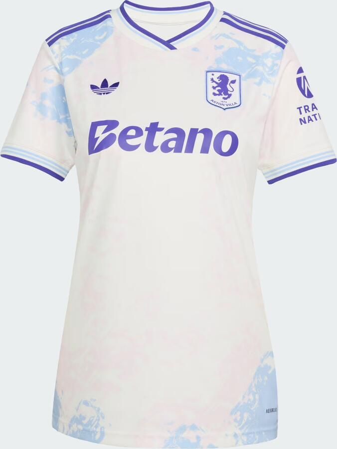 Adidas Aston Villa Fc 2025 26 Third Shirt Dames Wit- Dames Wit - Foto 2