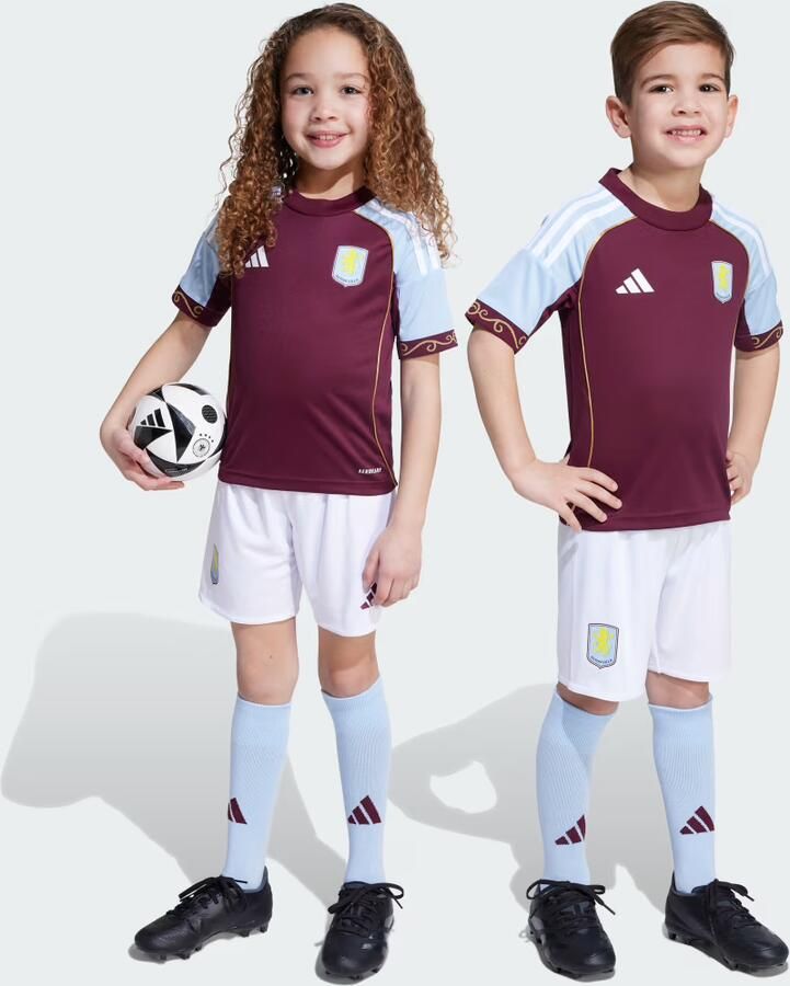 Adidas Aston Villa FC 25 26 Mini Thuistenue Kids