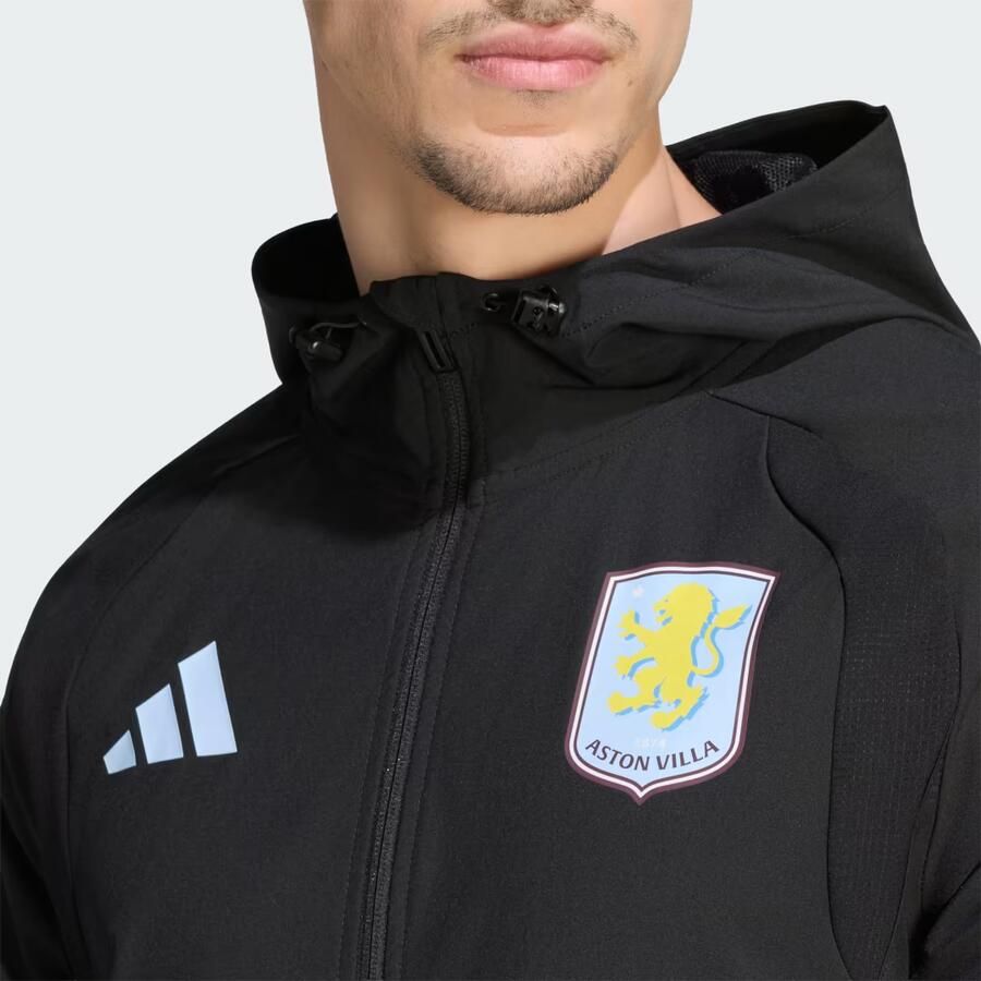 Adidas Aston Villa FC Tiro Travel Windjack met Lange Ritssluiting - Foto 2