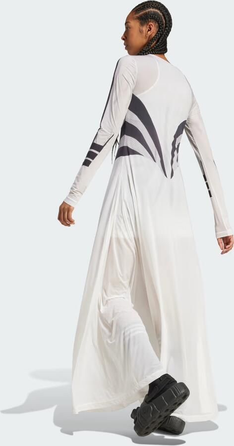 Adidas Originals Lange Jurk met Print White Dames - Foto 3