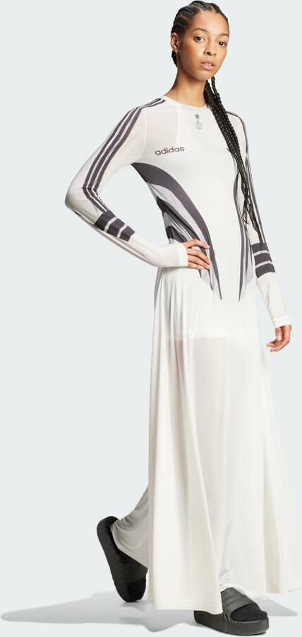 Adidas Originals Lange Jurk met Print White Dames - Foto 4