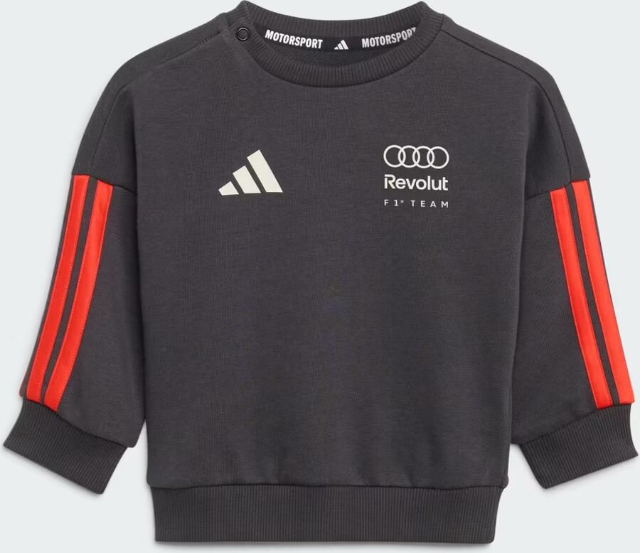 Adidas AUDI REVOLUT F1 TEAM DNA BABY JOGGINGPAK MET LANGE MOUWEN - Foto 3