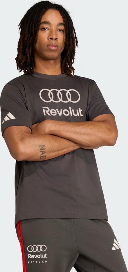 Adidas Audi F1 Dna Graphic T-shirt Zwart- Heren Zwart - Foto 4