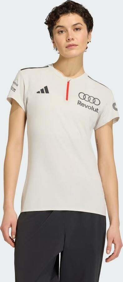 Adidas AUDI REVOLUT F1 TEAM ENGINEERS & MARKETING POLO MET KORTE MOUWEN