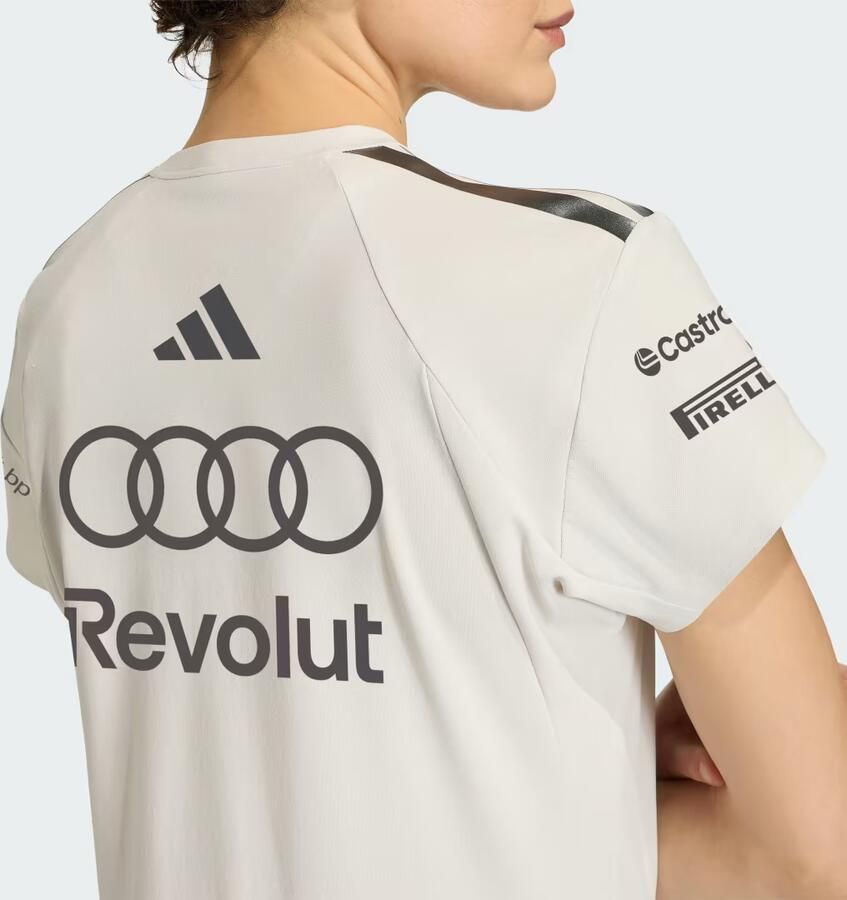 Adidas AUDI REVOLUT F1 TEAM ENGINEERS & MARKETING POLO MET KORTE MOUWEN - Foto 2