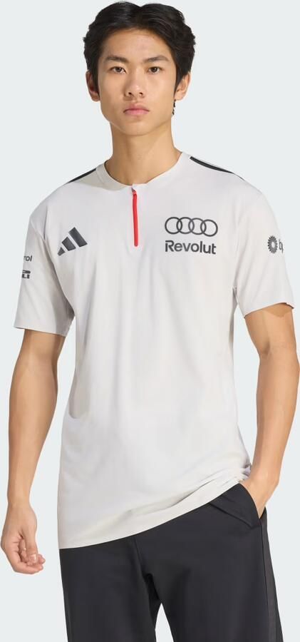 Adidas AUDI REVOLUT F1 TEAM ENGINEERS & MARKETING POLO MET KORTE MOUWEN