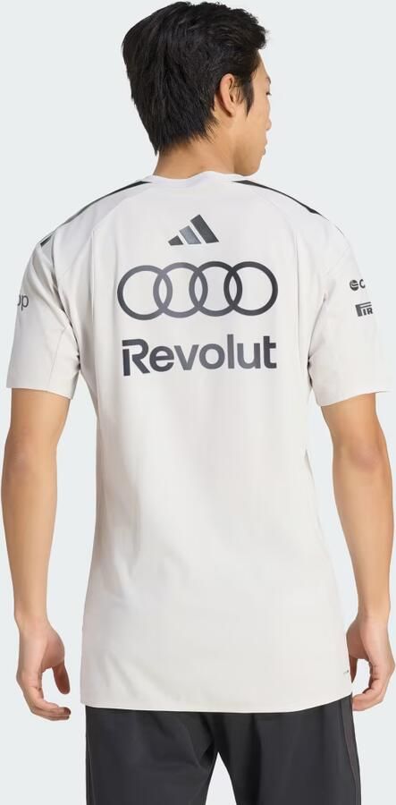 Adidas AUDI REVOLUT F1 TEAM ENGINEERS & MARKETING POLO MET KORTE MOUWEN - Foto 4