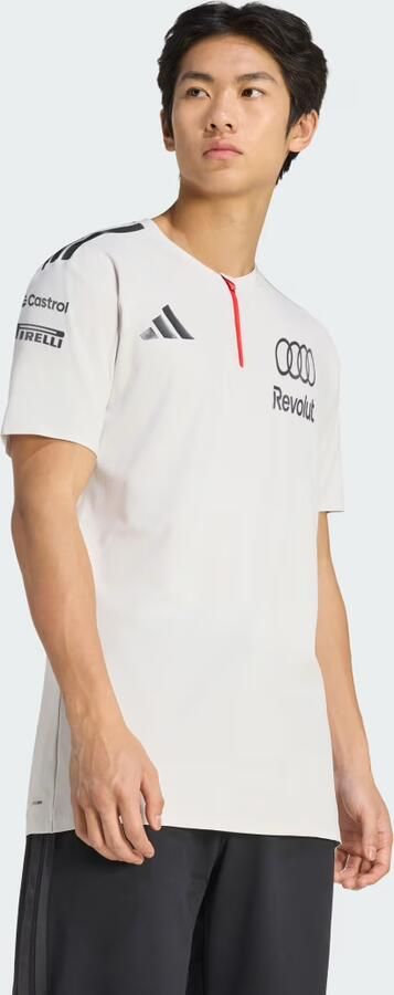 Adidas AUDI REVOLUT F1 TEAM ENGINEERS & MARKETING POLO MET KORTE MOUWEN - Foto 6