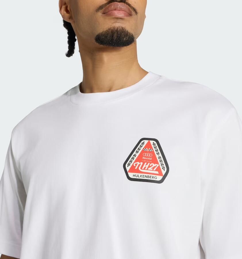 Adidas AUDI REVOLUT F1 TEAM NICO HULKENBERG GRAPHIC T-SHIRT - Foto 3