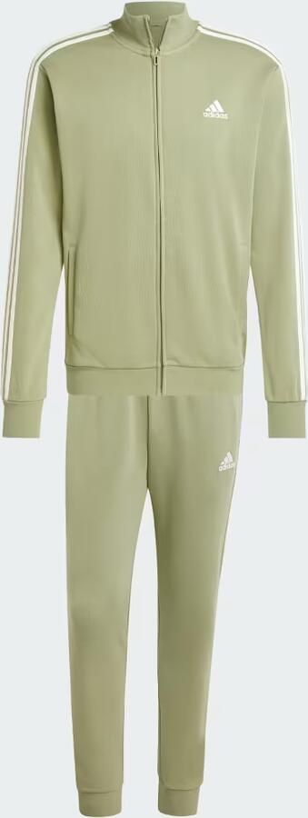 Adidas Tracksuit Basic 3-Stripes Compleet Tracksuit Green Heren - Foto 5