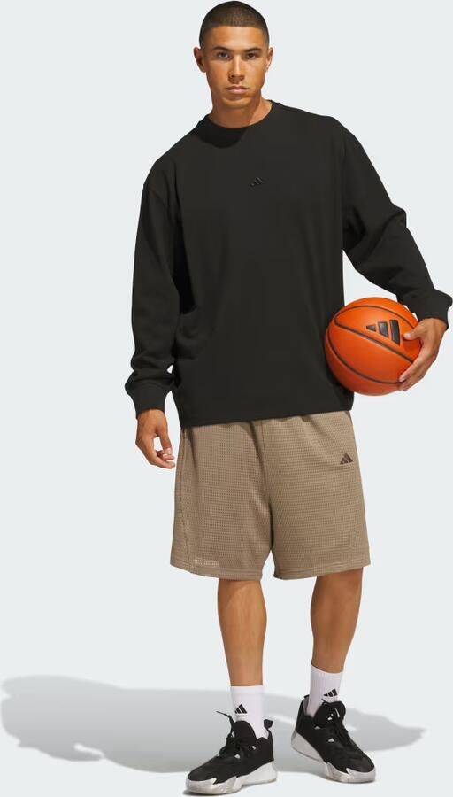 Adidas BASKETBAL SINGLE JERSEY LONGSLEEVE - Foto 4