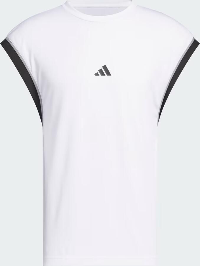 Adidas Basketball All-World Mouwloze Tanktop Wit- Heren Wit - Foto 3