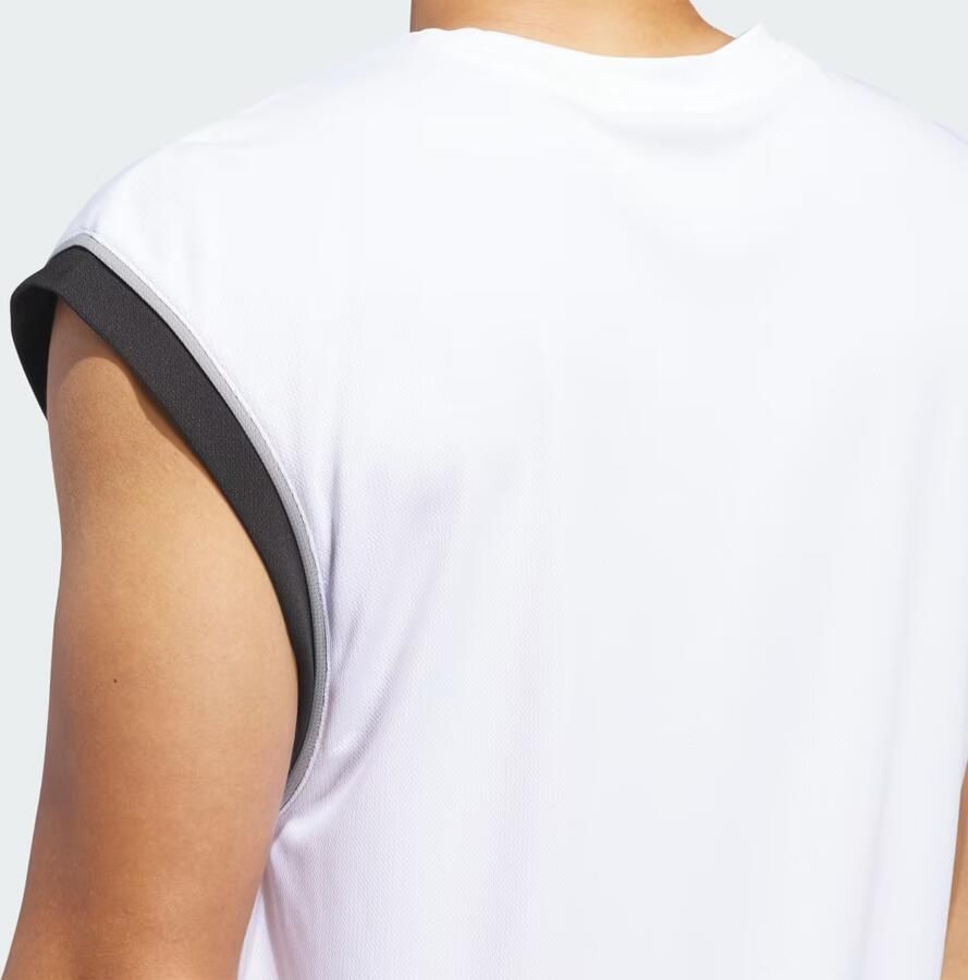 Adidas Basketball All-World Mouwloze Tanktop Wit- Heren Wit - Foto 2