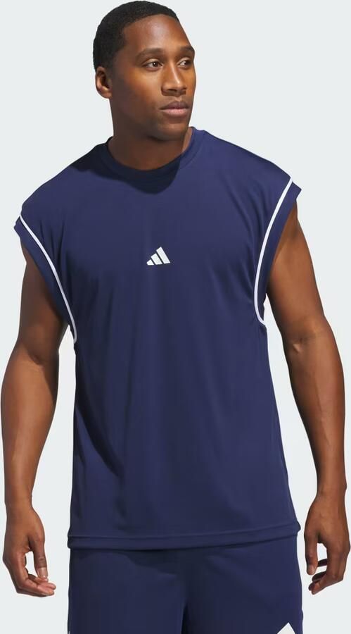Adidas Basketball All-World Mouwloze Tanktop