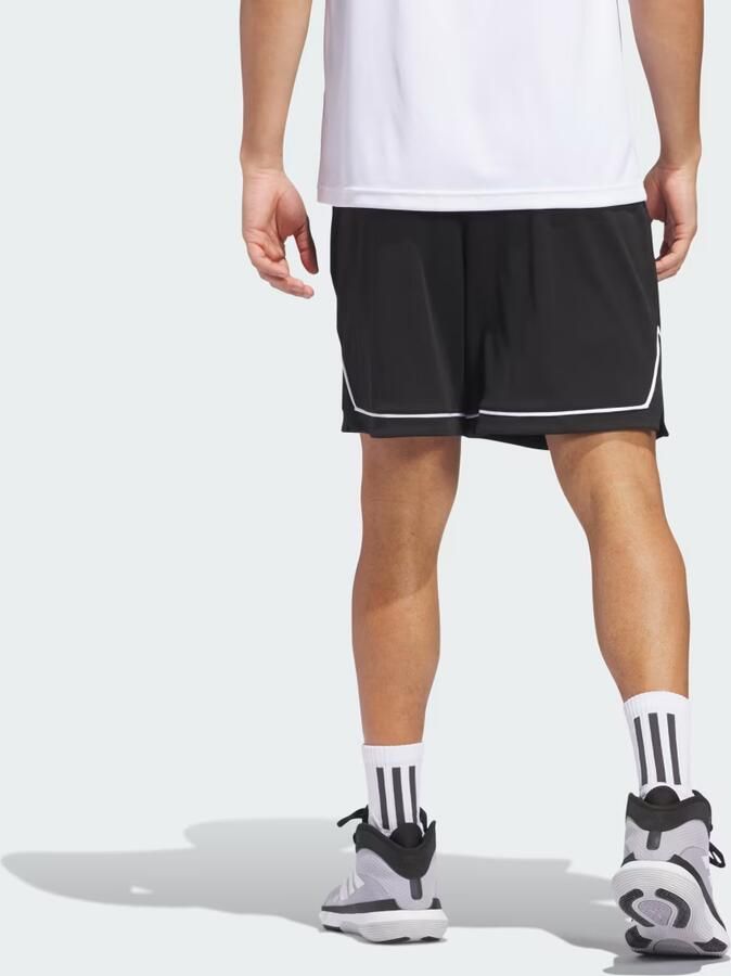 Adidas Basketball Badge of Sport Short Zwart- Heren Zwart - Foto 2