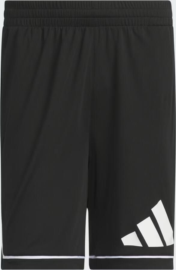 Adidas Basketball Badge of Sport Short Zwart- Heren Zwart - Foto 4