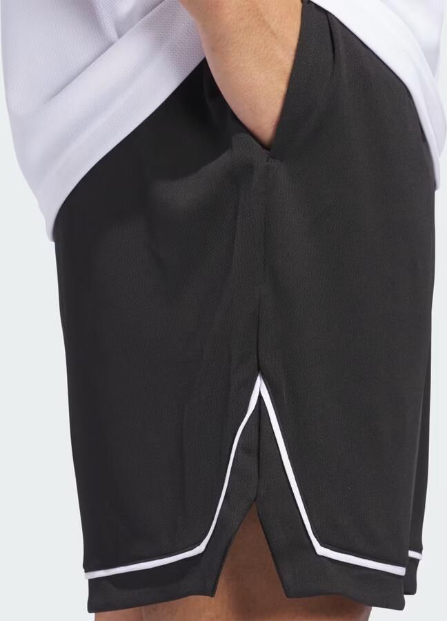 Adidas Basketball Badge of Sport Short Zwart- Heren Zwart - Foto 3
