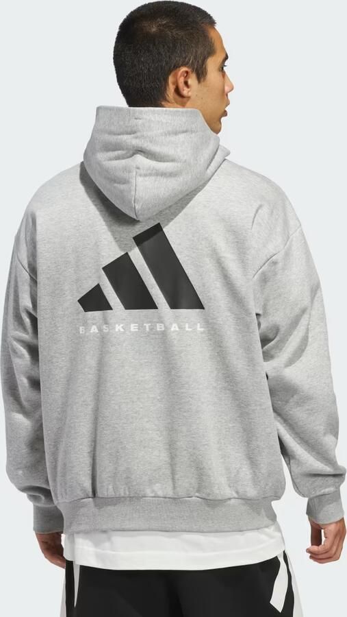 Adidas Basketball Fleece Hoodie (Uniseks) - Foto 5