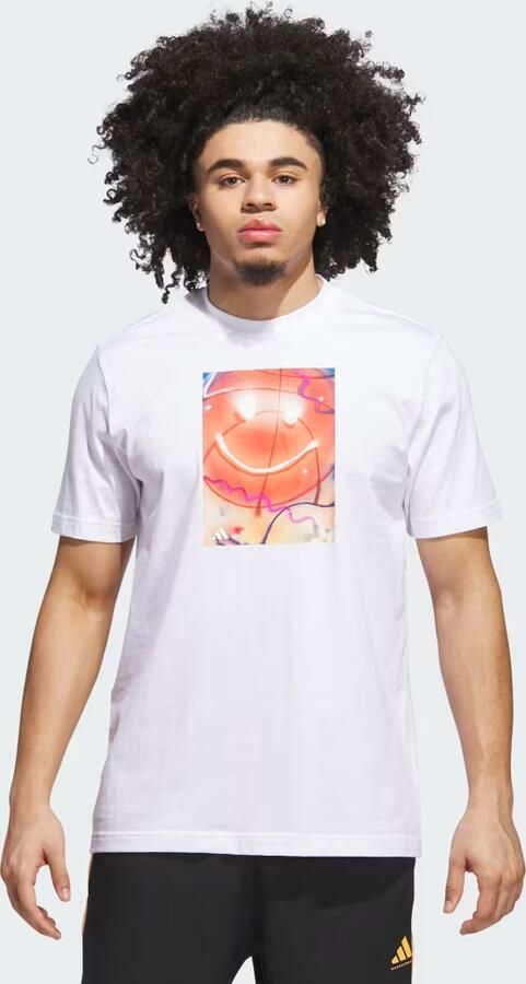 Adidas Basketball Is Happiness Graphic T-Shirt