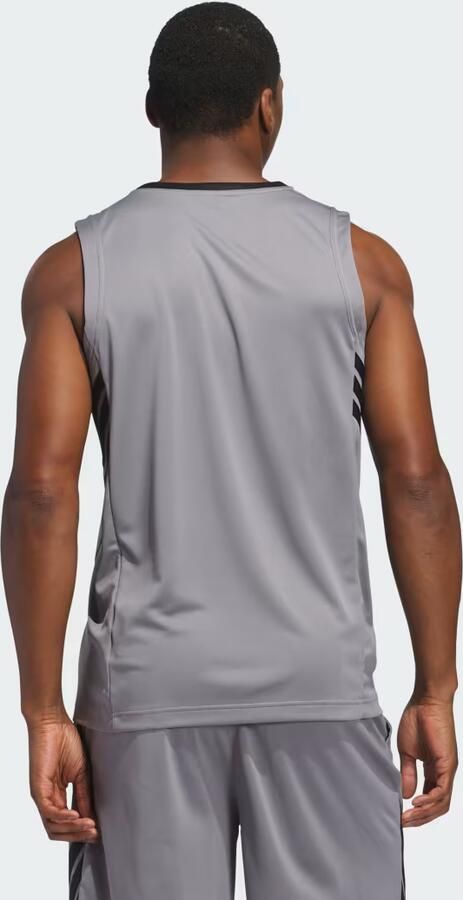 Adidas Basketball Legends Tanktop Grijs- Heren Grijs - Foto 4