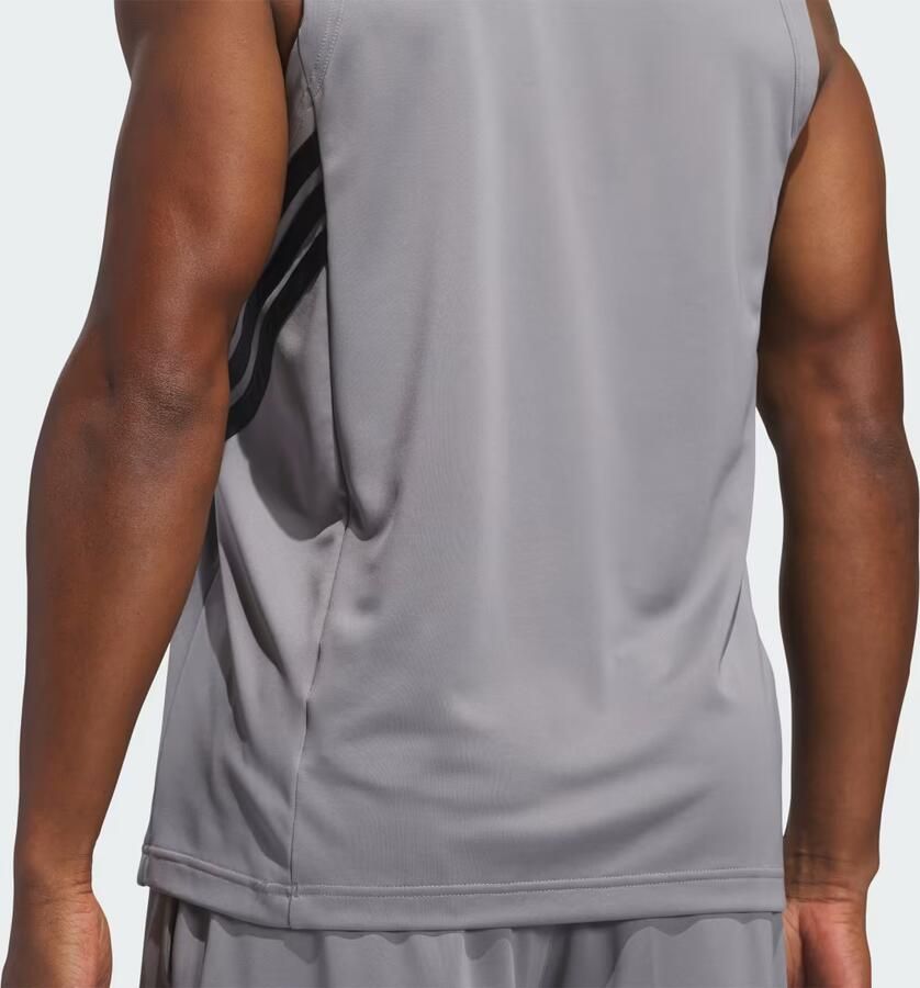 Adidas Basketball Legends Tanktop Grijs- Heren Grijs