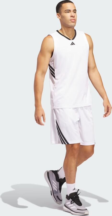 Adidas Basketball Legends Tanktop Wit- Heren Wit - Foto 5