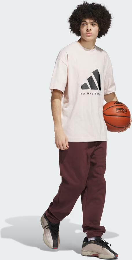 Adidas Basketball T-shirt (Uniseks) Roze- Roze - Foto 6