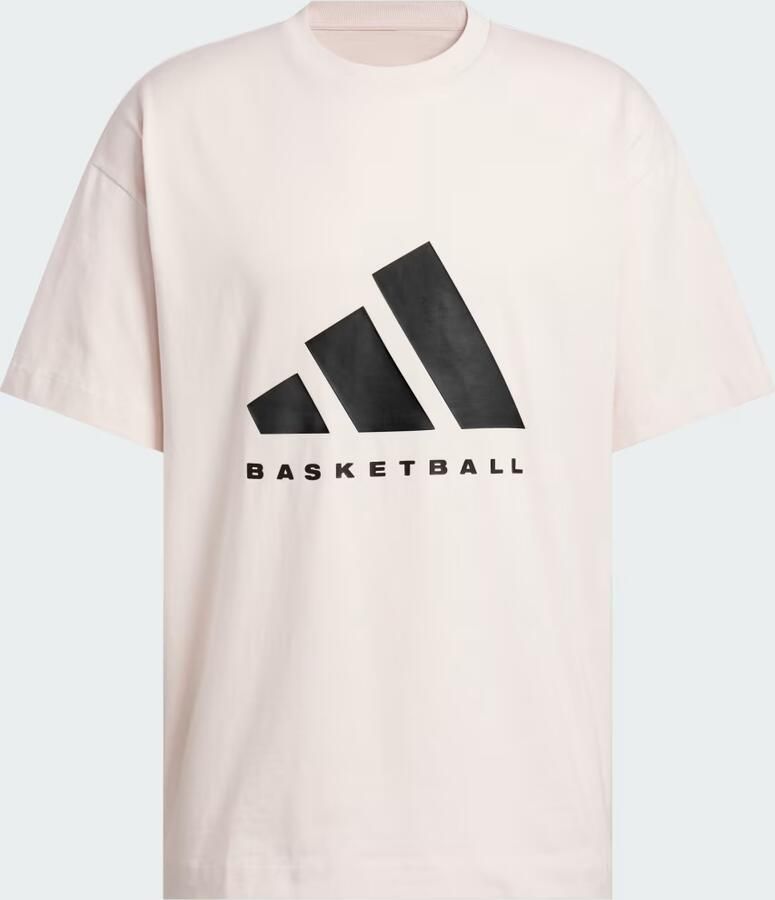 Adidas Basketball T-shirt (Uniseks) Roze- Roze - Foto 2