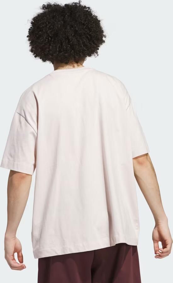 Adidas Basketball T-shirt (Uniseks) Roze- Roze - Foto 4