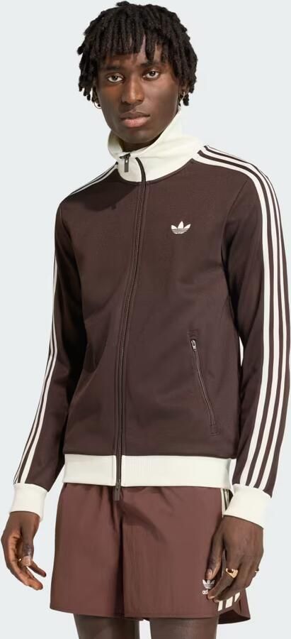 Adidas Originals slim fit trainingsjack met opstaande kraag - Foto 2