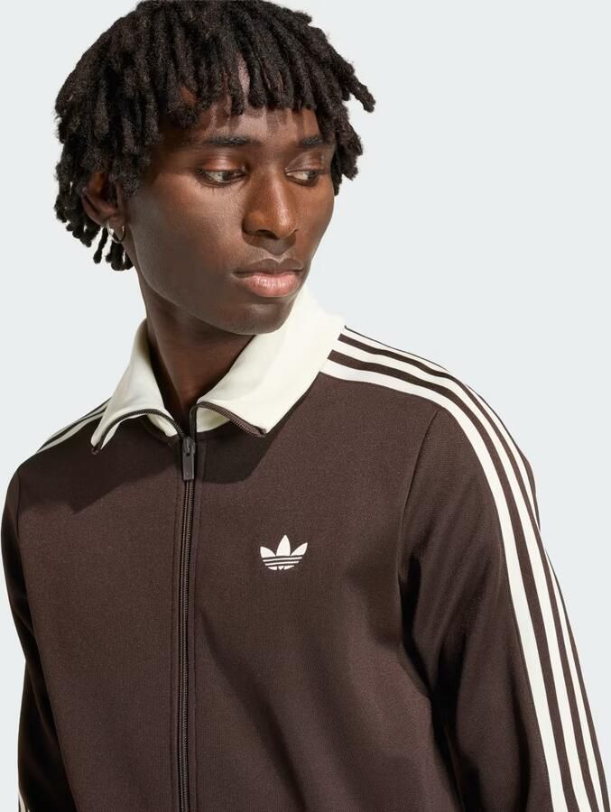 Adidas Originals slim fit trainingsjack met opstaande kraag - Foto 4