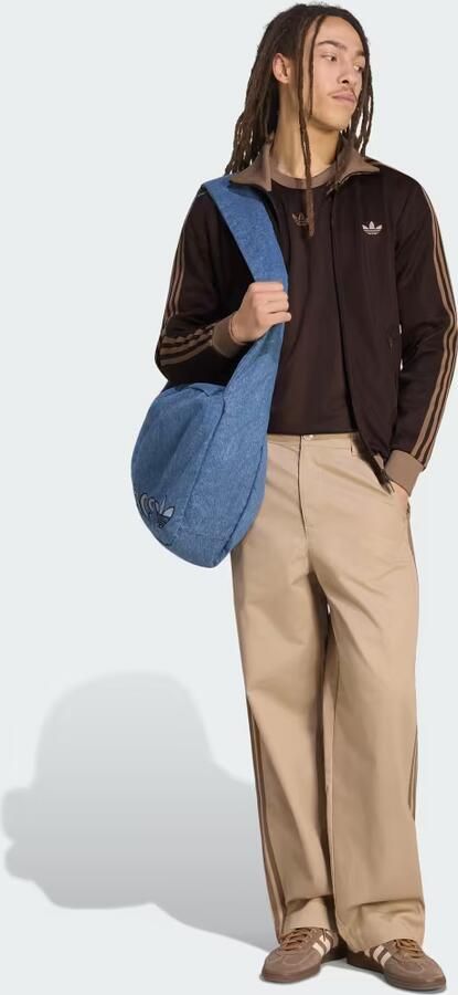 Adidas Originals regular fit sweatjack van katoenmix model 'BECKENBAUER TT'