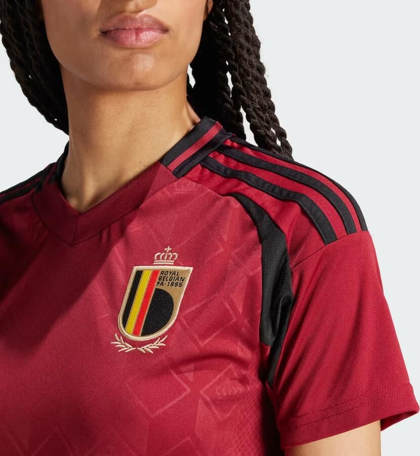 Adidas België 24 Thuisshirt Bordeaux- Dames Bordeaux