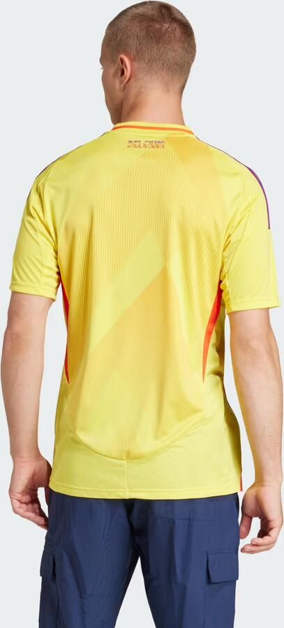 Adidas België 25 (Vrouwenelftal) Uitshirt Geel- Heren Geel - Foto 5
