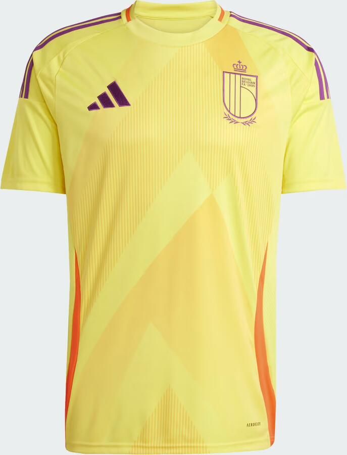 Adidas België 25 (Vrouwenelftal) Uitshirt Geel- Heren Geel