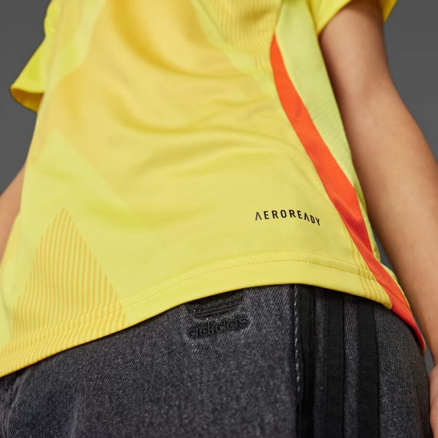Adidas T-shirt Korte Mouw T-shirt Belgium 24 25 Away Femme Jaune - Foto 6