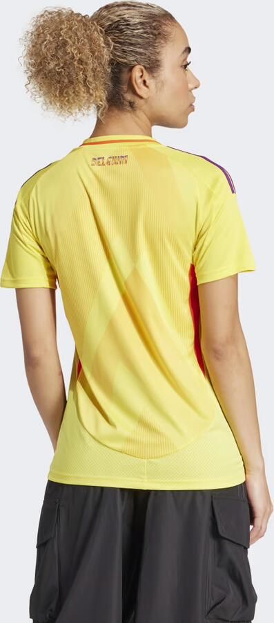 Adidas T-shirt Korte Mouw T-shirt Belgium 24 25 Away Femme Jaune - Foto 5