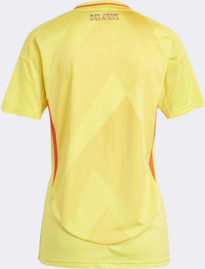 Adidas T-shirt Korte Mouw T-shirt Belgium 24 25 Away Femme Jaune - Foto 2