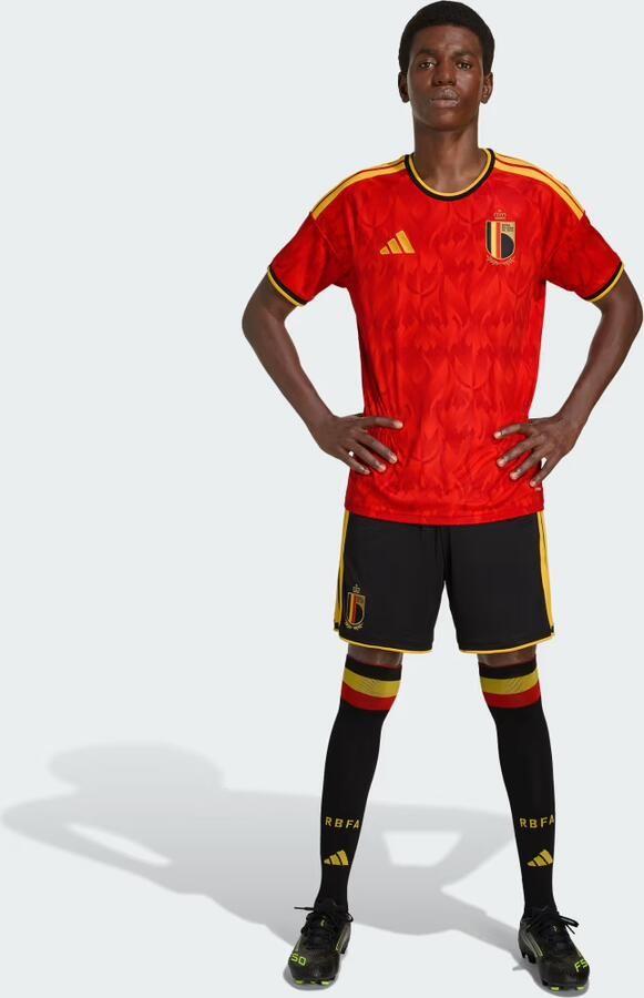 Adidas Belgium 2026 Home Shorts Zwart- Heren Zwart - Foto 5