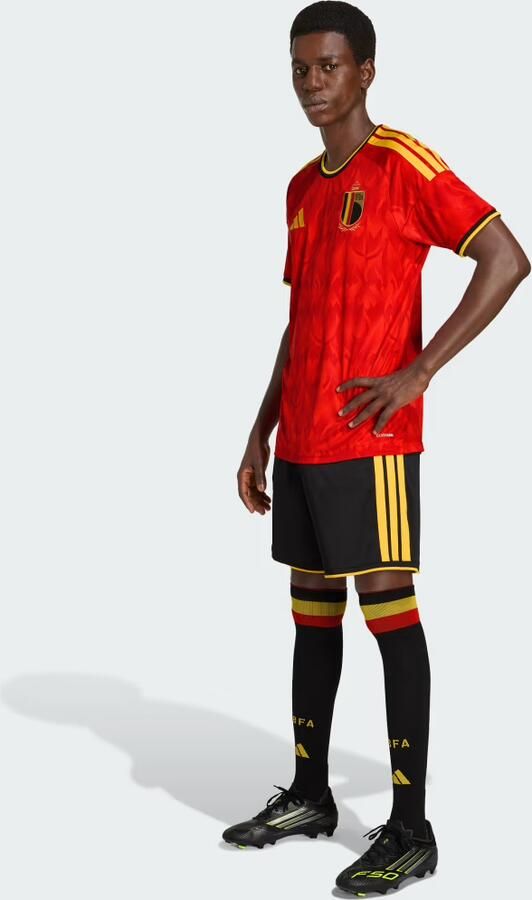 Adidas Belgium 2026 Home Shorts Zwart- Heren Zwart - Foto 6