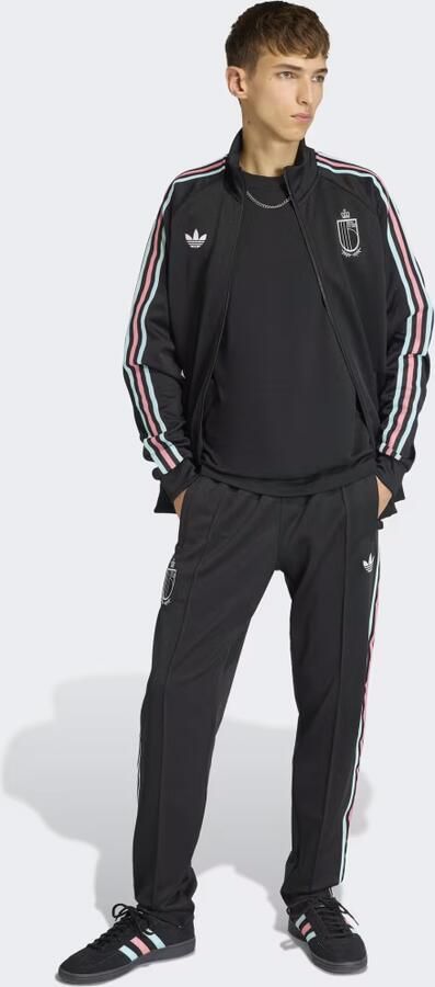 Adidas Originals regular fit trainingsjack België met katoen - Foto 6